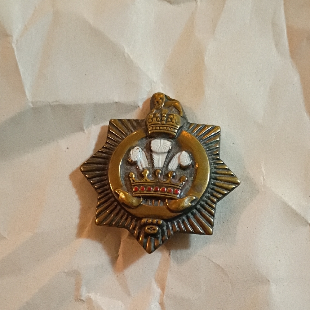 Vintage Crown Emblem Pin